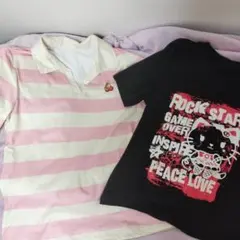 Tシャツ 2枚セット チェリー刺繍 ポロシャツのサムネイル