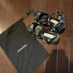 CHANEL スポーツサンダル リボンサンダル 37 - メルカリ