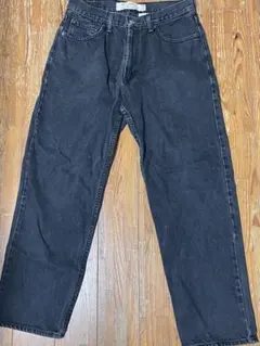 Levi's 550ブラックデニムw34 l30