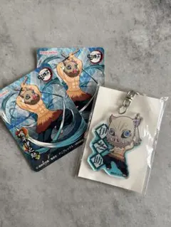 てくトコ 鬼滅の刃 アクリル キーホルダー 伊之助 新品未使用 シール