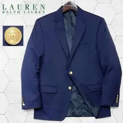 日本未発売 ラルフローレン RALPH LAUREN 金ボタン紺ジャケット38M