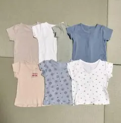 半袖肌着　８０サイズ　７枚セット