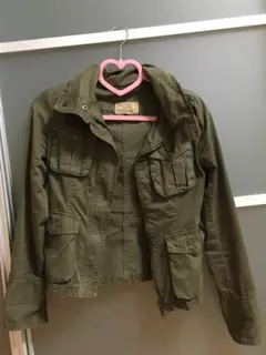 purple &yellowミリタリージャケット Y２K