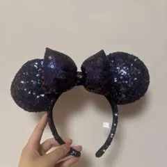 東京ディズニーリゾート スパンコール カチューシャ パープルのサムネイル