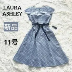美品★ローラアシュレイ★ドッキングワンピース（11号） メルカリ