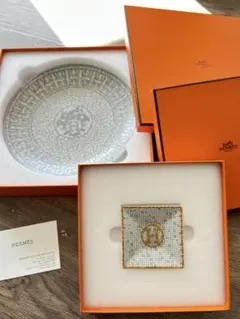 新品・未使用 エルメス モザイク ヴァンキャトル ゴールド ボックス