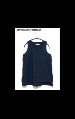 No.874-K【SEVENDAYS＝SUNDAY】ノースリーブブラウス