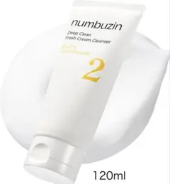 numbuzin 2番ディープクリーン生クリームクレンジングフォーム