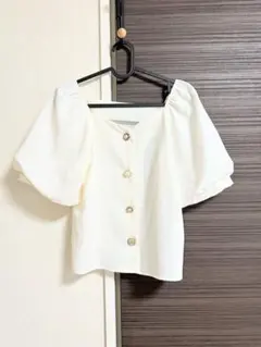 INGNI パフスリーブブラウス　オフショルダー