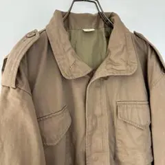 ビンテージ M65フィールドコート ミリタリージャケット ブルゾン XL カーキ