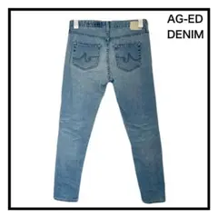 AG/ED　ハチノス　テーパード　デニムパンツ　ライトブルー　レディース　25Rのサムネイル