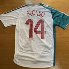 リバプール 2008-10 　シャビアロンソ 14番 adidas - 08/10リバプール ホーム シャビアロンソ 160cmサイズの
