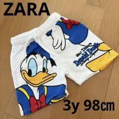 【新品】ZARA kids ザラ　ディズニー　ドナルド　ショートパンツ　98㎝のサムネイル
