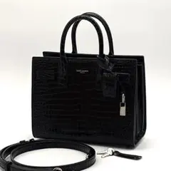 定価42万 極美品 現行 22㎝ サックドジュール ナノ 2way ショルダー