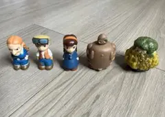 天空の城ラピュタ 指人形 5体セット 美品 スタジオジブリのサムネイル