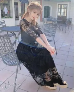 Rady@レースロングワンピース