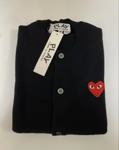 【新発売】プレイコムデギャルソン カーディガンレディースMサイズ ブラック