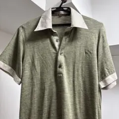 PAUL STUART オリーブグリーン ポロシャツ Mのサムネイル