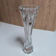 【未使用・希少】HOYA CRYSTAL 高級クリスタルガラス 花瓶 31cmのサムネイル