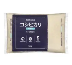【新品未開封】コシヒカリ 無洗米 5kg 令和7年産 by amazonのサムネイル