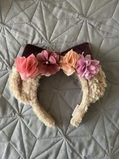 シェリーメイ 花飾り付きカチューシャ