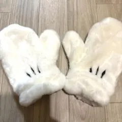 ディズニー ミッキー ふわふわ手袋のサムネイル