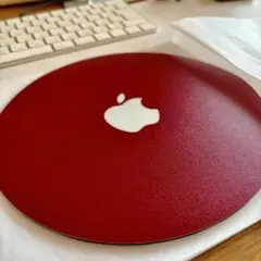【お年賀にも】Apple ロゴマウスパッド 赤