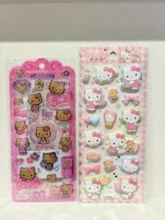 マシュマロシール　ドロップジェリーシール　キティ　日焼けキティ