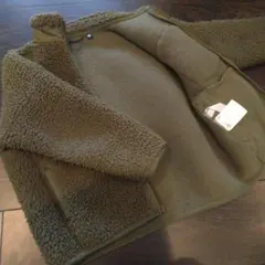 UNIQLO フリースジャケット 110cm オリーブ