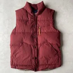 美品UNION STATIONユニオンステーション ダウンベストボルドー04XL