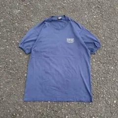 USA製 80s SCREEN STARS Tシャツ 茄子紺 鬼フェード 半袖