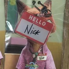 ズートピア2 映画 入場者特典 韓国限定 6週目 キーホルダー ニック