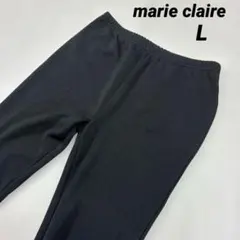 【美品】marie claire レディース ゴルフパンツ ブラック L