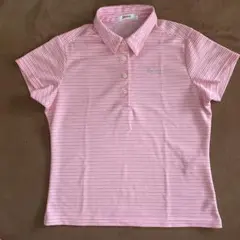 Srixon ピンクストライプ ゴルフ　ポロシャツ L 値下げしました