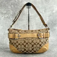 y2k coach soho shoulder bag signature