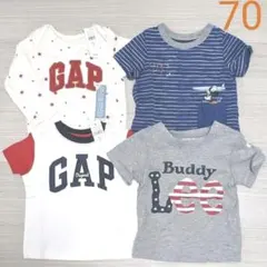 GAP BuddyLee 男の子 ミッキー Tシャツ ロンパース セット