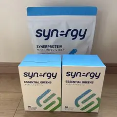 Synergy プロアルギナインプラス ＋ エッセンシャルグリーン 各1箱