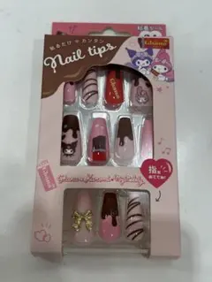新品　未使用　Ghana x Kuromi My Melody ネイルチップのサムネイル