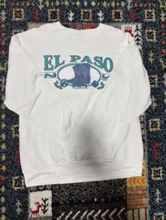 90s USA製DELTA EL PASOスウェット L