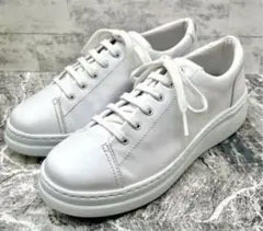 カンペール スニーカー ランナーアップ 軽量 レザー ホワイト 24 美品