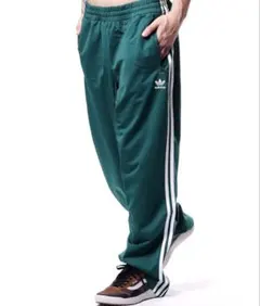 新品adidasアディダスオリジナルスファイヤーバード トラックパンツ2XL緑