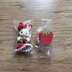 シルバニアファミリー 赤ちゃん家具コレクション いちご ショコラウサギの赤ちゃん