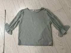 COLZA カットソー フリル袖　ハニーズ
