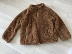 UNIQLO フリースジャケット 110 ブラウン