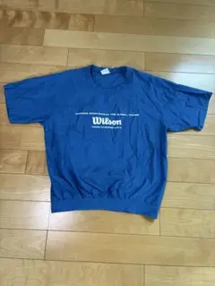 90s オールドWilson ウィルソン ロゴTシャツ ブルーのサムネイル