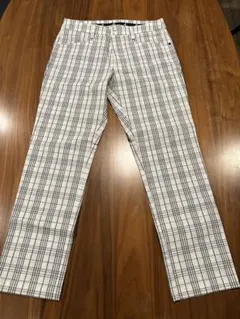 【新品 未使用】レディース ゴルフパンツ adidas アディダス チェック柄