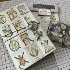 おすそ分けファイル　コラージュ素材　紙モノセット　12