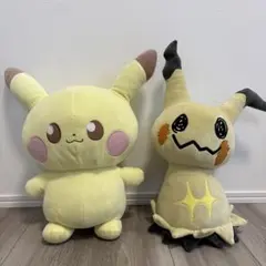 ポケモン ぬいぐるみ ピカチュウ ミミッキュ 2点セット - メルカリ