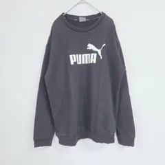 PUMA プーマ スウェット トレーナー M ブラック レディース