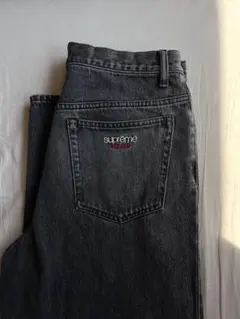 Supreme バギージーンズ　ブラック